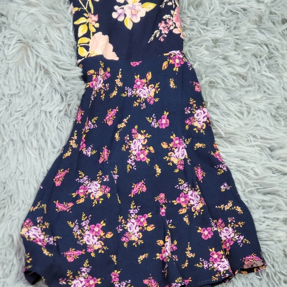 Free People MIDNIGHT COMBO floral blouse /dress - Picture 7 of 11